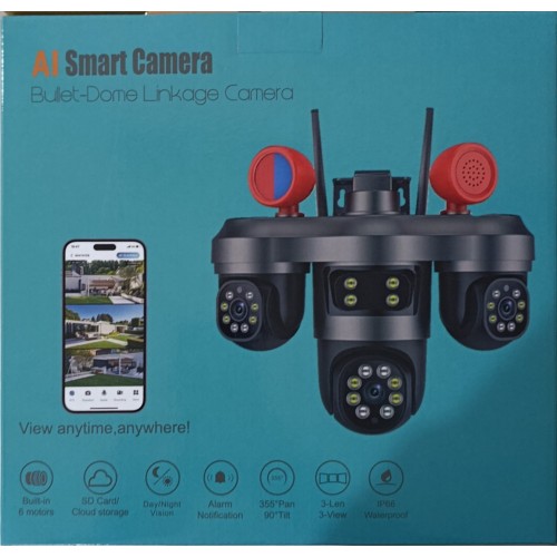 RX-X55  3 aktif kamera – 3 ayrı PTZ kontrolü